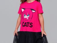 Платье трикотажное для девочек