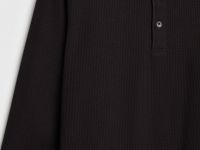 Лонгслив пижамный из текстурной ткани, Синий