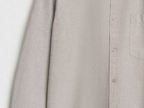 Рубашка из ткани оксфорд, Коричневый