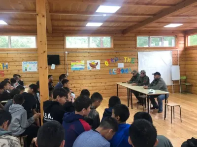 В Якутии ветераны спецоперации провели урок мужества