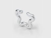 Серьги-каффы, Серебряный