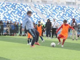 Андрей Аршавин забил свои первые голы на стадионе в Якутске