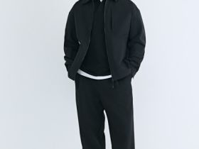 Куртка-рубашка на молнии, Черный