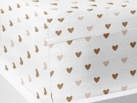 Простыня на резинке Amore mio brown