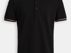 Поло с контрастной отделкой