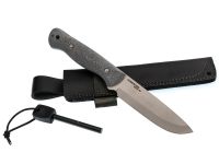 Нож N.C.Custom Forester, сталь AUS-10, универсальный туристический нож, рукоять микарта