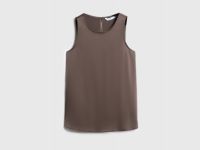 Сатиновый топ, Коричневый