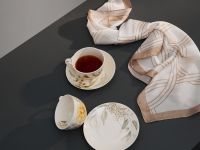 Платок шейный Божественный/Divina, бежевый II