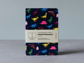 Блокнот FALAFEL BOOKS А6 Dinosaurs, 40л, 80г, без линовки