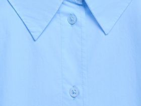Рубашка из хлопка, Голубой