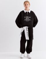 Чёрные спортивные брюки Jogger Глория Джинс