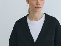 Кардиган с вышивкой, Черный