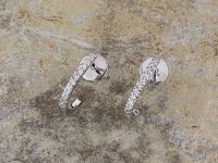 Пусеты из белого золота с бриллиантами э0901пс07190580