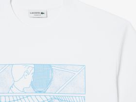 Мужская хлопковая футболка Lacoste