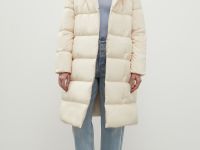 Стеганое пуховое пальто