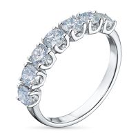 Классическое кольцо из белого золота э4712кц08200912_white