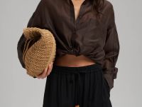 Свободные шорты с эластичным поясом