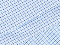 Текстильные трусы-боксеры в клетку, Голубой