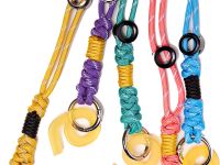 шнурок плетёный розовый