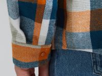 Рубашка из хлопковой фланели в клетку