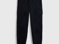 Джоггеры из твила с карго-карманами, Черный