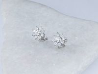 Пусеты из белого золота э4712пс04190400