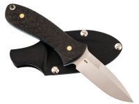 Нож 520, сталь M390, рукоять карбон, синий