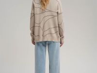 Легкий свободный кардиган с хлопком