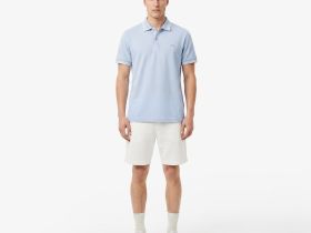 Мужское хлопковое поло Lacoste