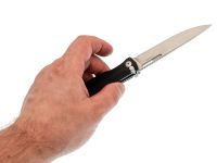 Складной нож Mr.Blade Wasp Black, сталь D2, SW, рукоять черный G-10