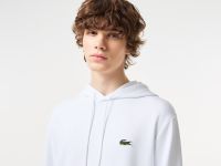 Мужская толстовка - худи Lacoste классического кроя из органического хлопка