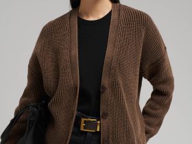 Свободный кардиган из хлопка