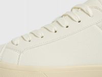 Кеды из искусственной кожи, Белый