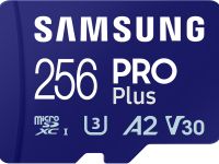 Карта памяти Samsung PRO Plus microSDXC U3 Class 10 256GB MB-MD256SA/EU с адаптером