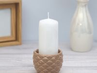 Подсвечник Capistrano, бежевый