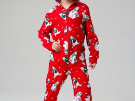 Пижама-комбинезон трикотажная унисекс для детей