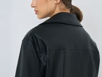 Косуха из искусственной кожи, Черный