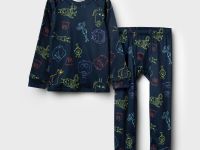 Термокомплект трикот. для мальчиков: фуфайка (футболка) с длин. рук, брюки для эпизод. использования