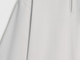 Толстовка на молнии с капюшоном, Белый