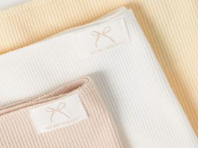 Трусы-слипы с нашивкой для девочек, 3 шт., Бежевый