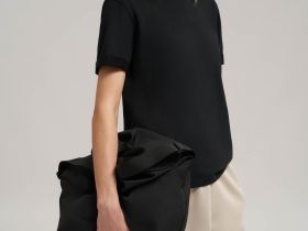 Футболка свободного кроя из джерси