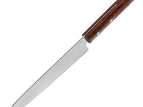 Нож кухонный Kanetsune Kengata 180 мм, сталь DSR-1K6, рукоять pakka wood