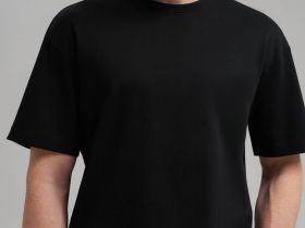 Футболка свободного кроя из трикотажа интерлок