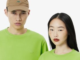 Хлопковая футболка Lacoste унисекс