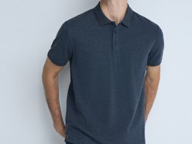 Футболка-поло, Синий
