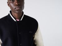 Мужская куртка-бомбер Lacoste из шерсти