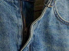 Прямые джинсы Straight, Синий