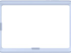 Чехол Samsung Frame Cover Tab S11 голубой