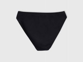 Базовые бесшовные трусы-брифы, Черный