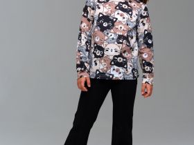 Водолазка трикотажная для девочек